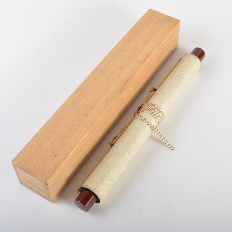 掛軸　堀内宗完(兼中斎)筆　一行書　「吟風一様松」　共箱　C　6128A