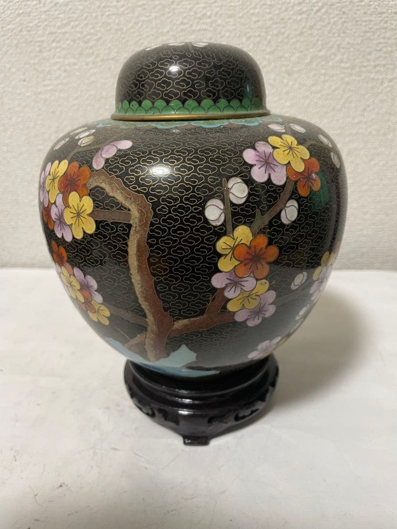 中国景泰藍 七宝焼 壺