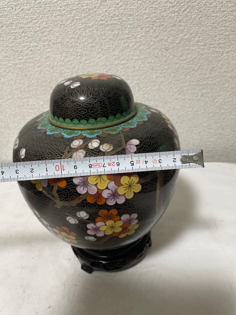 中国景泰藍 七宝焼 壺