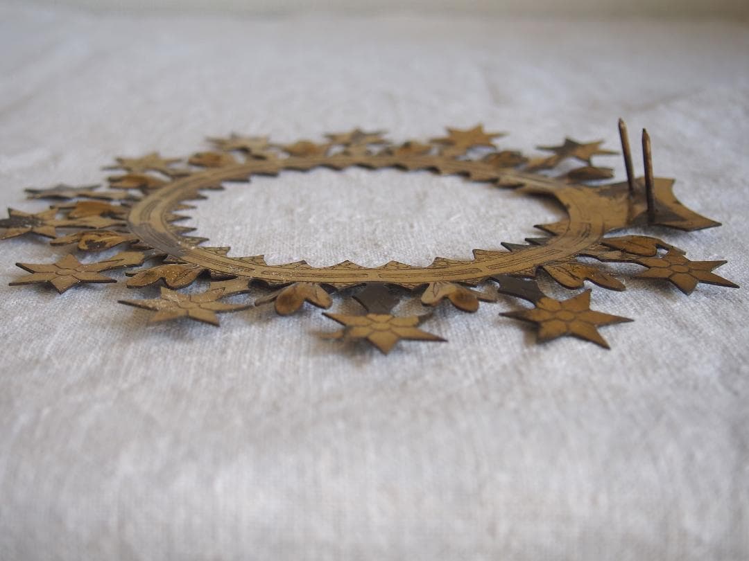 聖母マリア像につける光輪 クラウン 直径22cm カトリック彫像用/K330