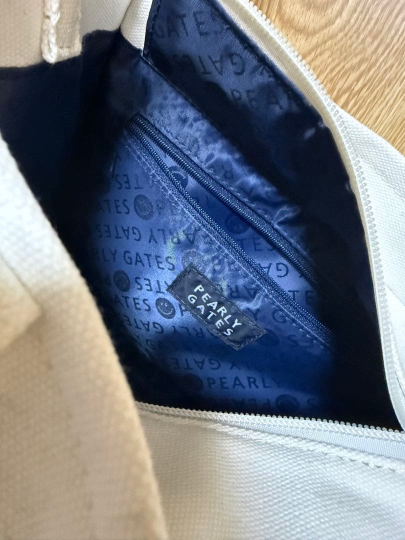 PEARLY GATES ロゴバッグ スマイリーチャーム付き