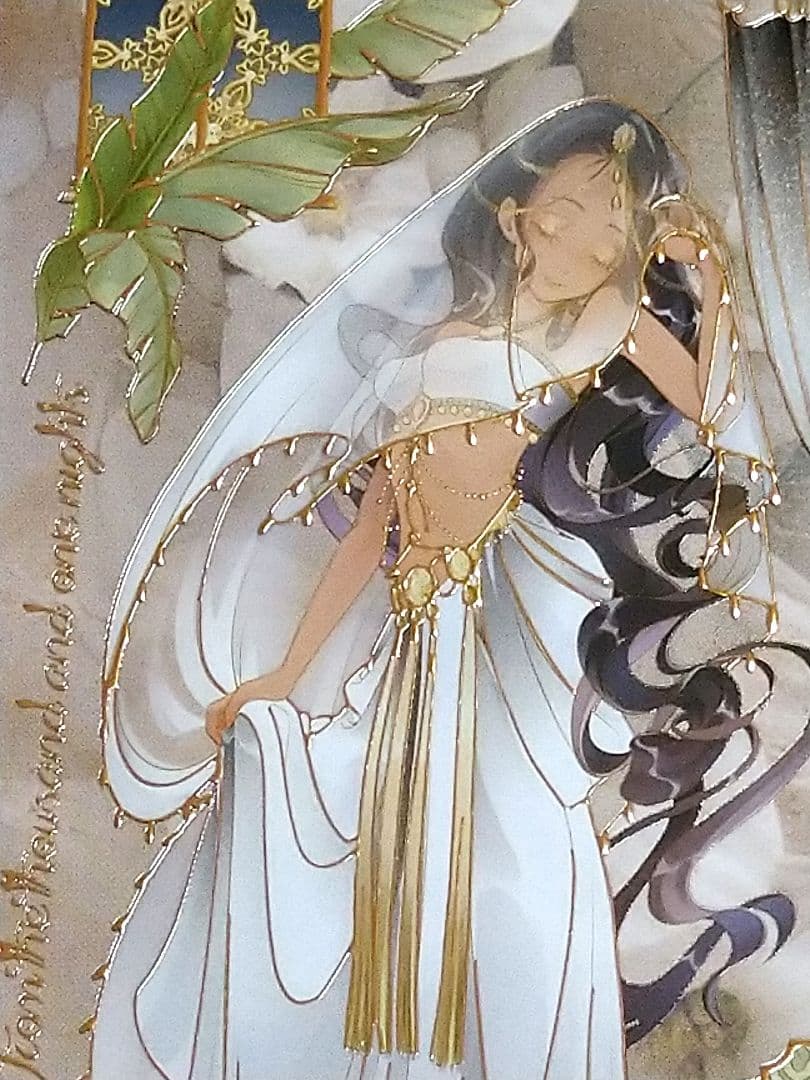 ✩再販✩J1104＃夜譚少女(烫金)703工作室切り売り海外人物マステ女の子