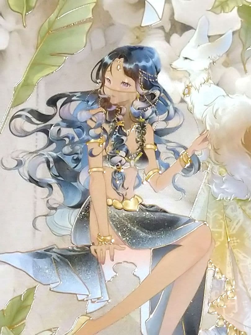 ✩再販✩J1104＃夜譚少女(烫金)703工作室切り売り海外人物マステ女の子