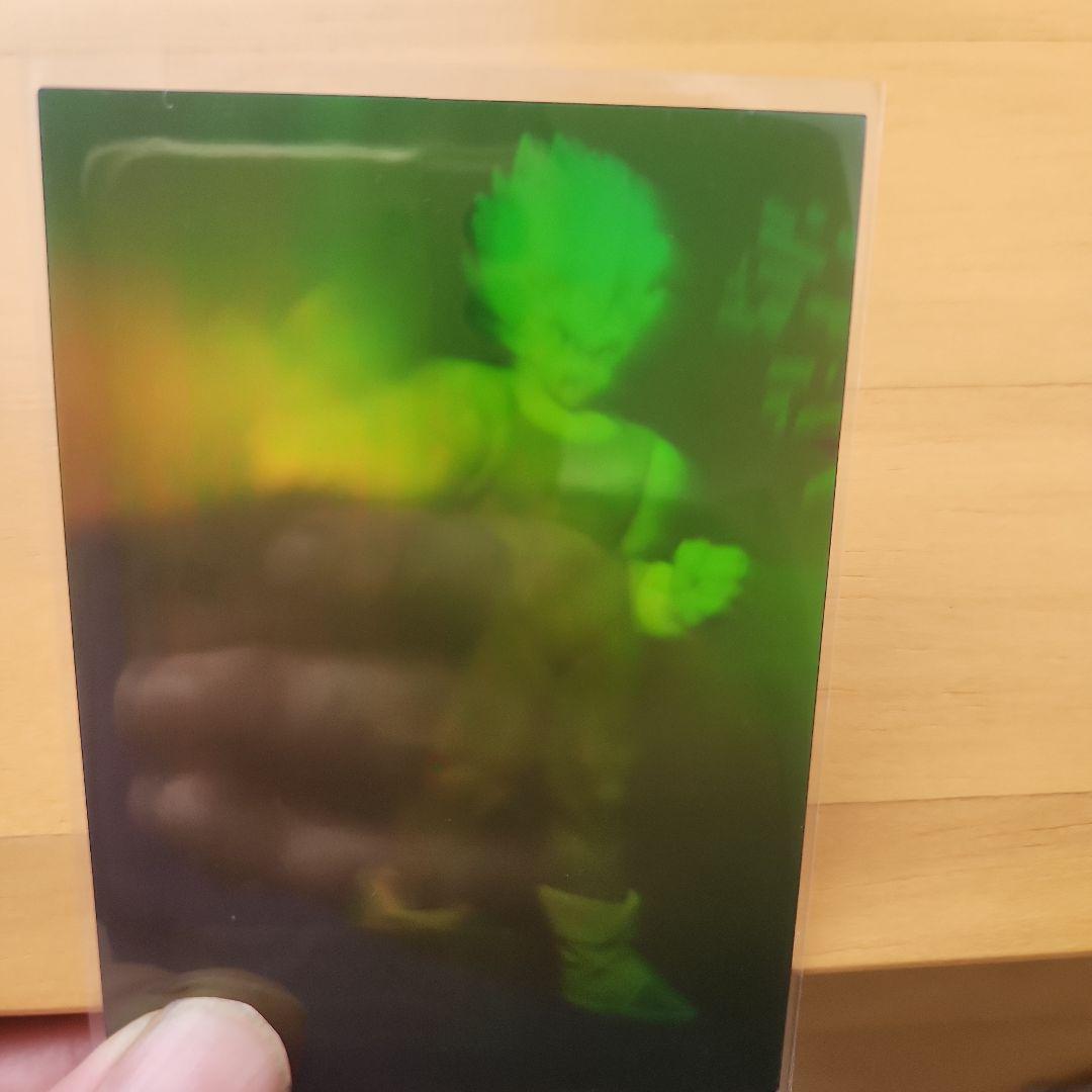 美品ドラゴンボール 当選品ベジータ ホログラムカード