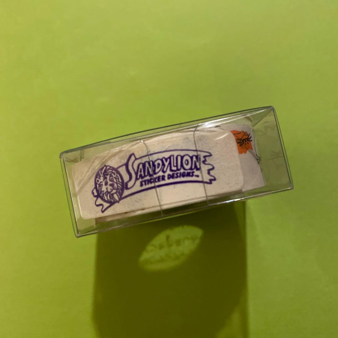 サンディライオン　ねこ　モンドリアン　ステッカー