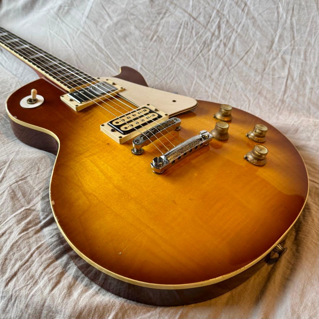 【動作確認済】グレコレスポール 1975年製フレイム杢 チェリーサンバースト