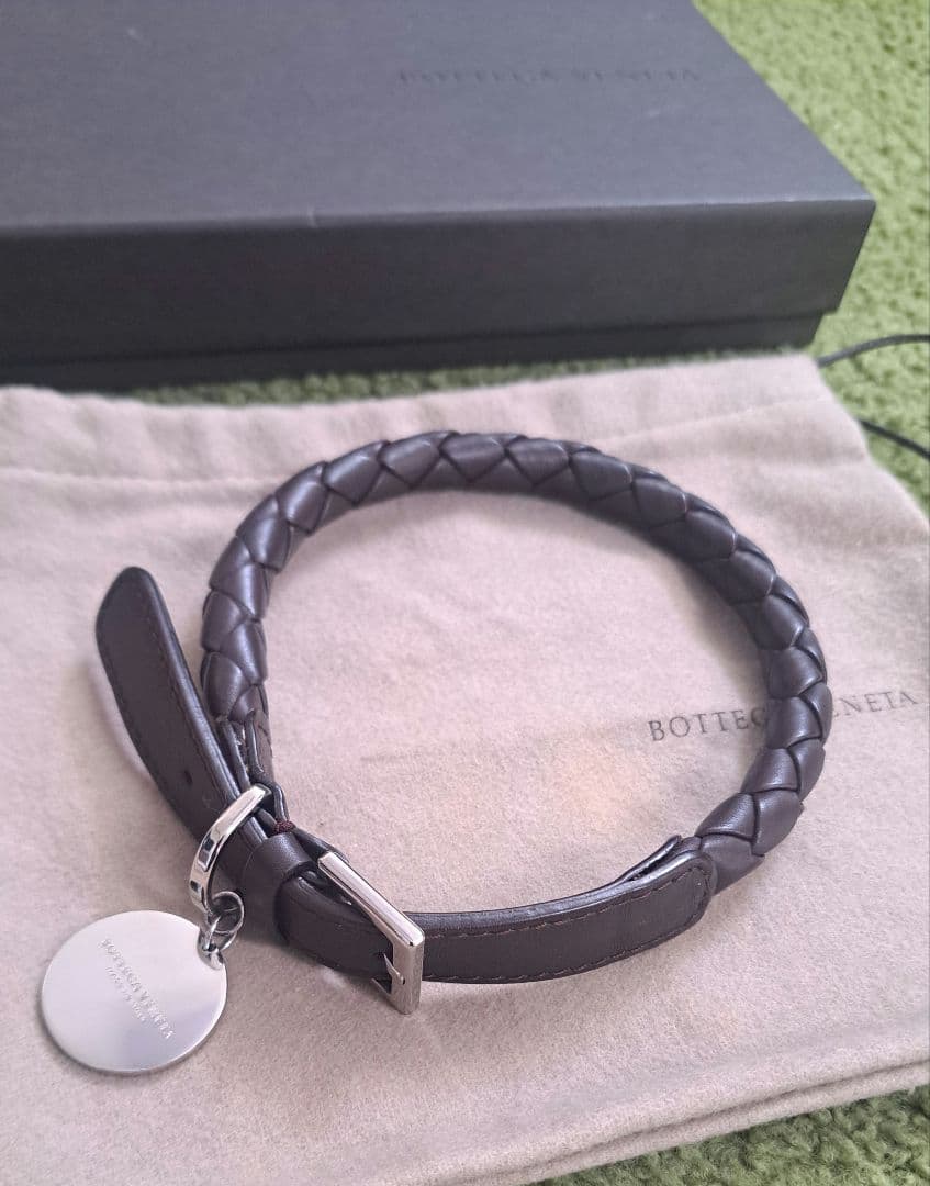 【未使用級】ボッテガヴェネタ イントレチャート 　犬 首輪