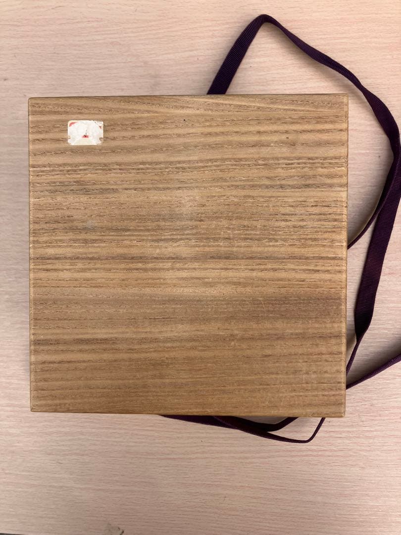 服部幸楽造 のんこう作 千鳥写 黒楽茶碗 細合喝堂書付 共箱