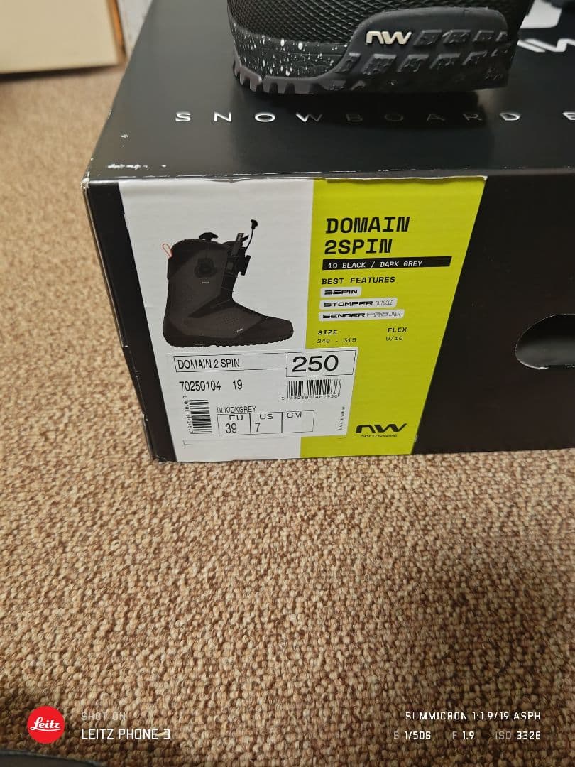 【試し履きのみ】NORTHWAVE DOMAIN 2 SPIN ブーツ 25cm