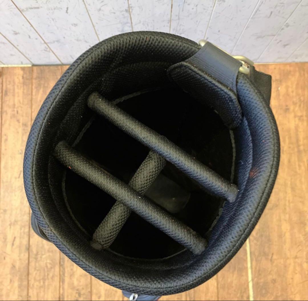 テーラーメイド TaylorMade ゴルフバッグ 黒/赤 キャディバッグ 収納