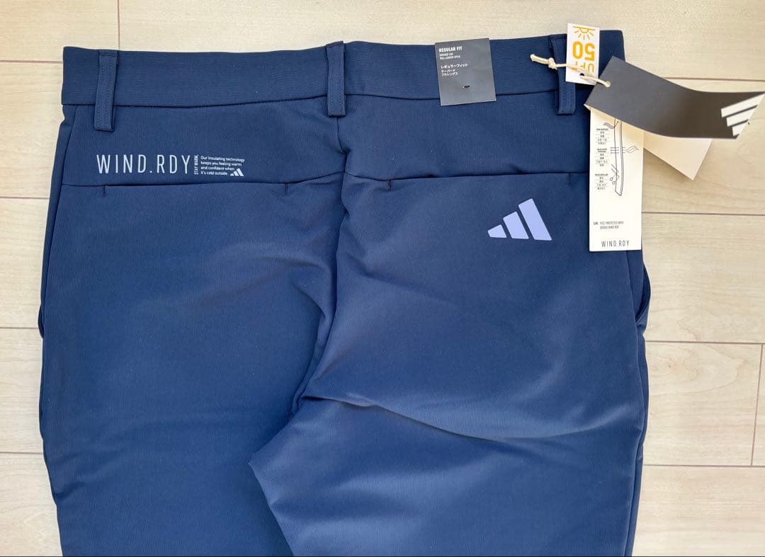 ヨッコー　adidas ゴルフパンツ ネイビー
