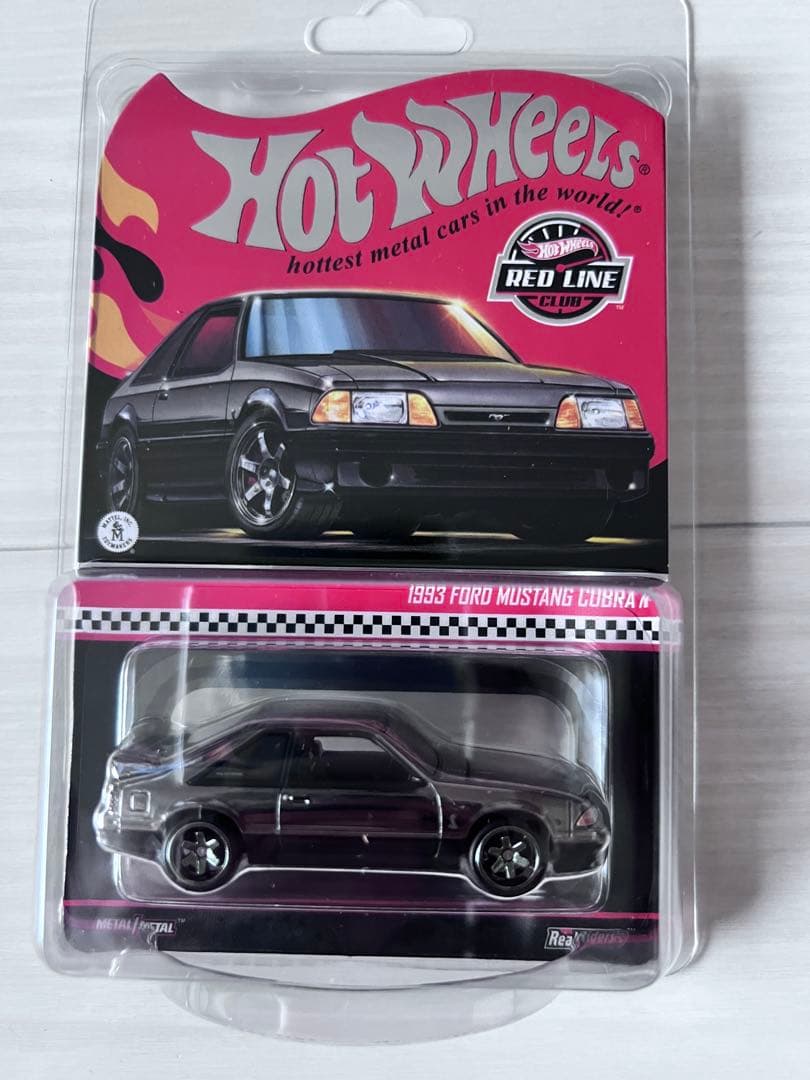 ミニカー Hotwheels RLC 1993 ford mustang cobra R