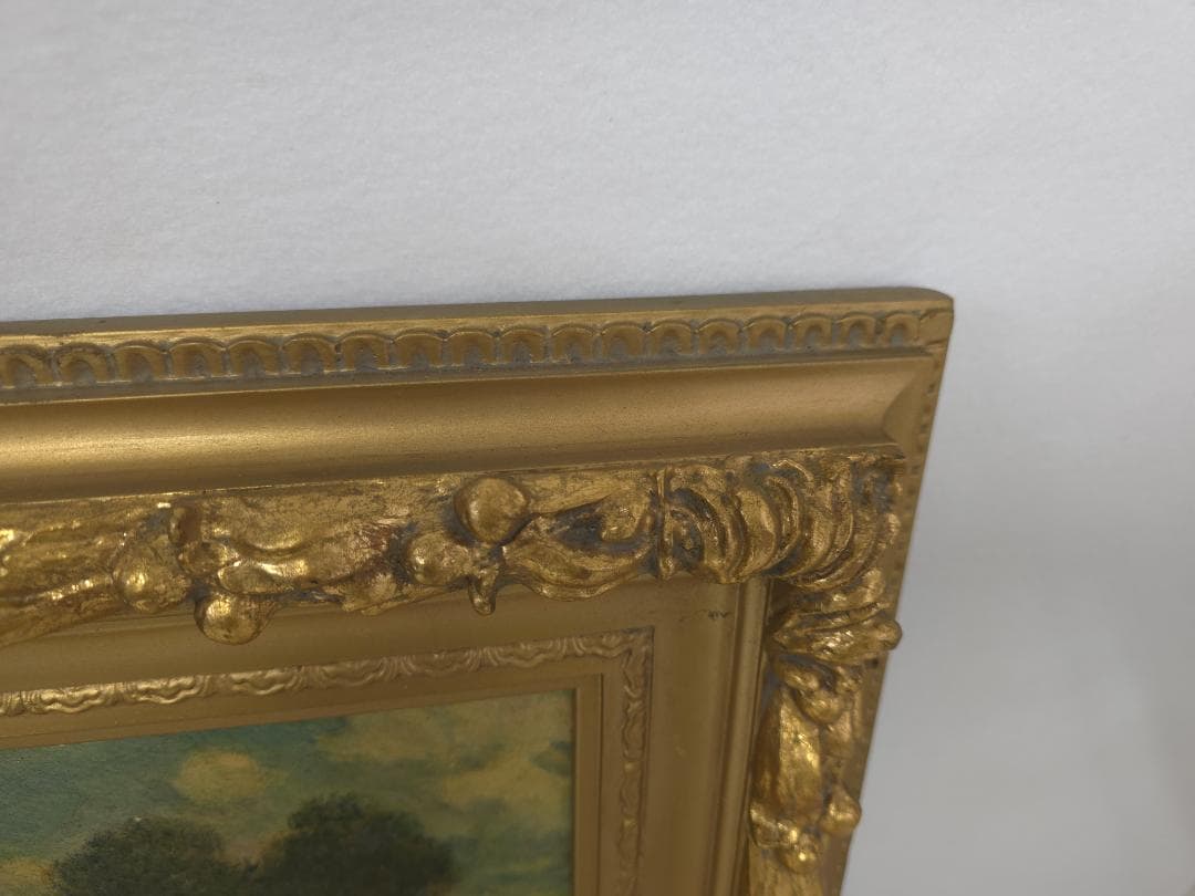 M▽モネ 絵画 レプリカ 複製画 プリキャンバス 額縁 (38302)