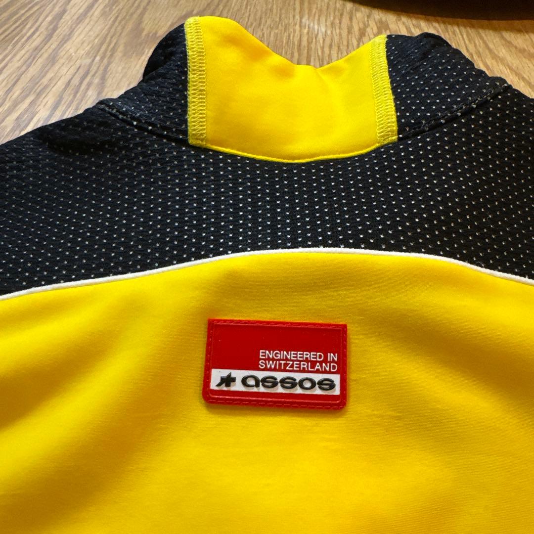 ASSOS イエロー サイクルジャケット S