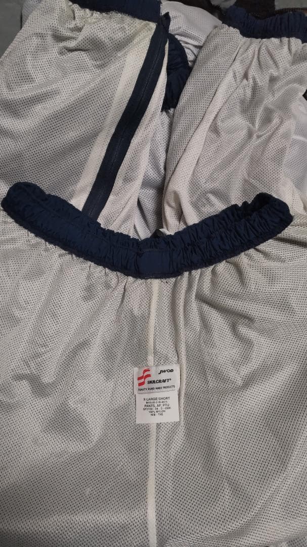 米空軍 USAF PTU トレーニング ナイロンパンツ (XL/S)