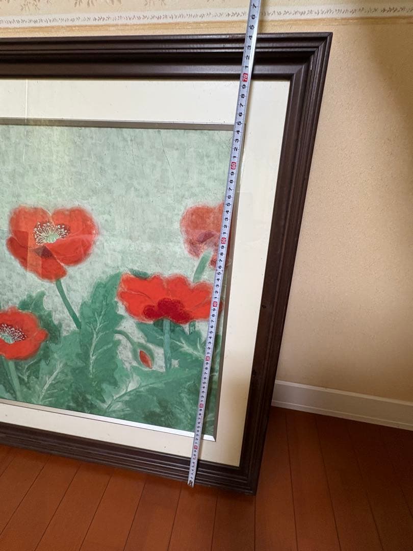 アネモネ　油絵　絵画