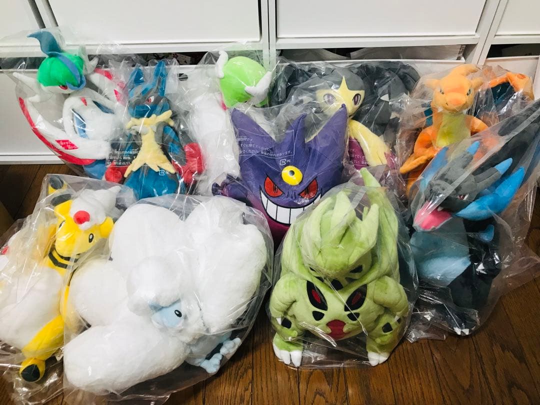 【新品・紙タグ付き】 ポケモン メガシンカ ぬいぐるみ 10個セット