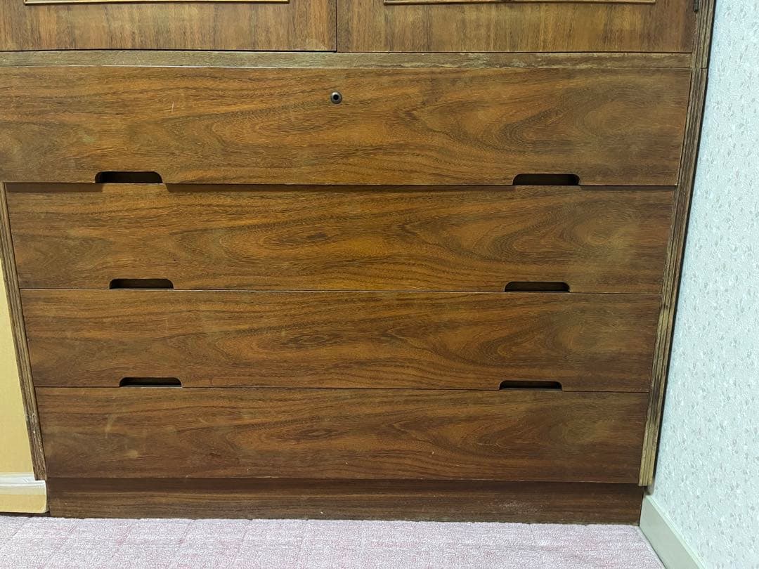 【送料込み】年代物 桐箪笥 和箪笥 着物収納 鍵付き アンティーク