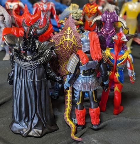 ウルトラマンメビウス＆登場怪獣・宇宙人（バンダイ）ソフビフィギュア44体セット