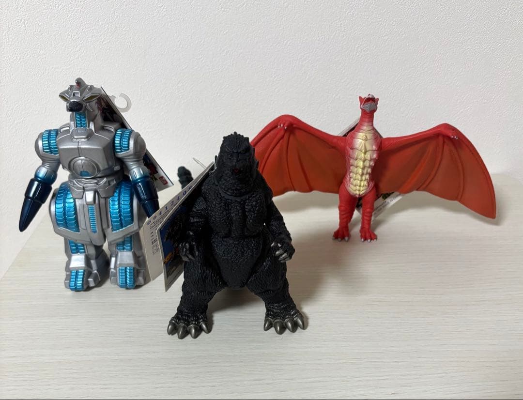 ゴジラ・Gフォースモゲラ•ファイヤーラドン 1998年製　バンダイ