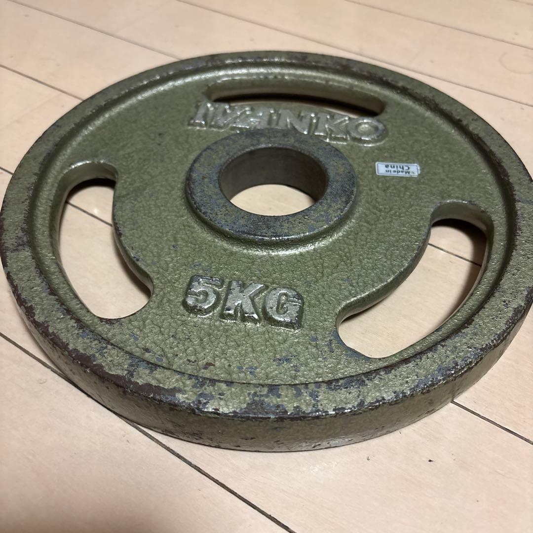 IVANKO 50mmダンベルプレート 5KG 2枚