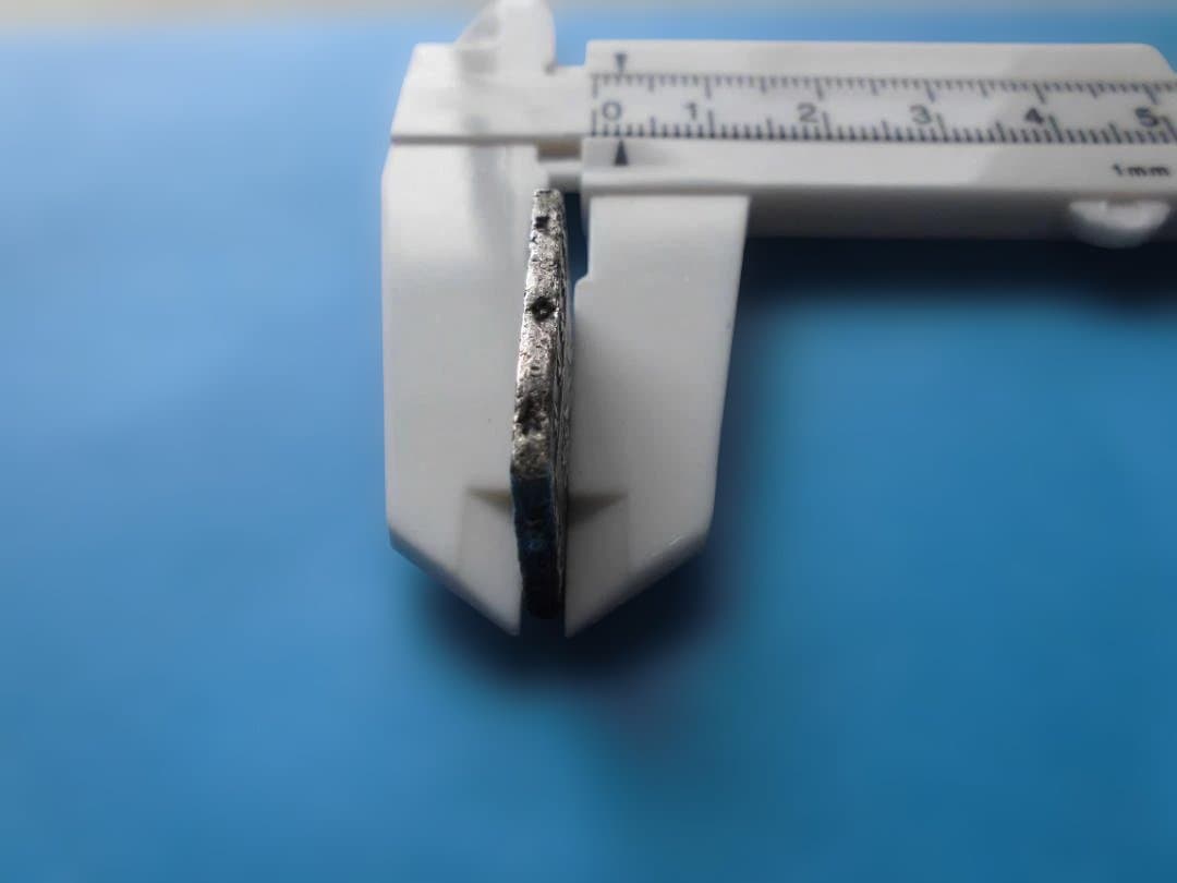 一分銀 銀製 花模様