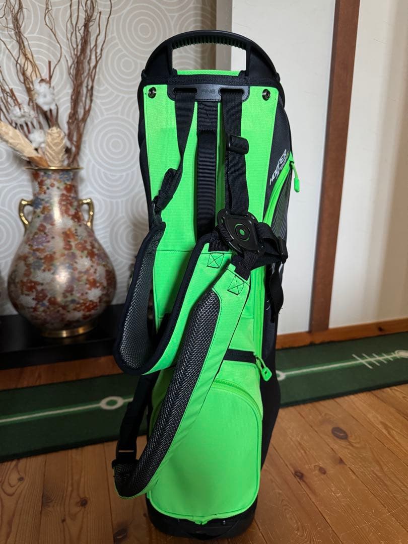 子供用PING HOOFER G スタンドバッグ ブラック/グリーン　超美品✨