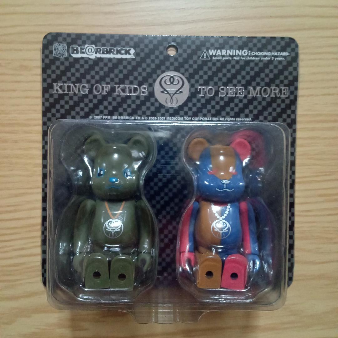 藤井フミヤ　ベアブリック　BE@RBRICK 　2種 (3体) まとめ売り