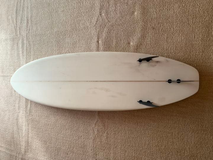 ショートボード 6'3 クリア サーフボード トライフィン