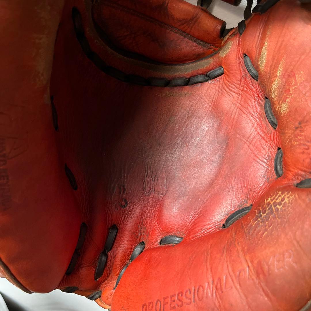 ハタケヤマ 中日ドラゴンズ 長谷川選手 実使用 硬式 キャッチャーミット