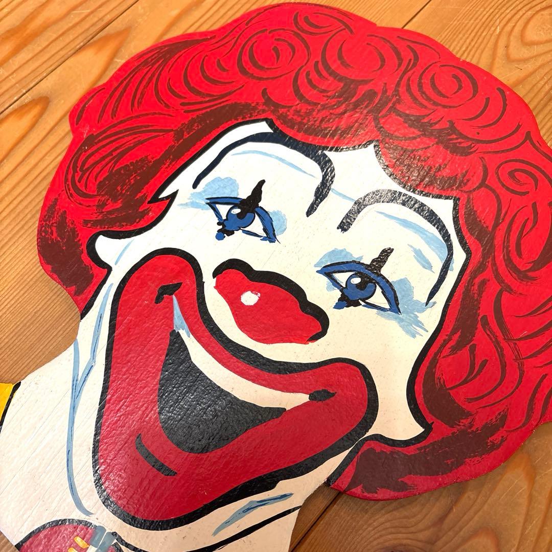 スーパーレア！　1960’s ロナルドマクドナルド　店舗用　ディスプレイ　看板