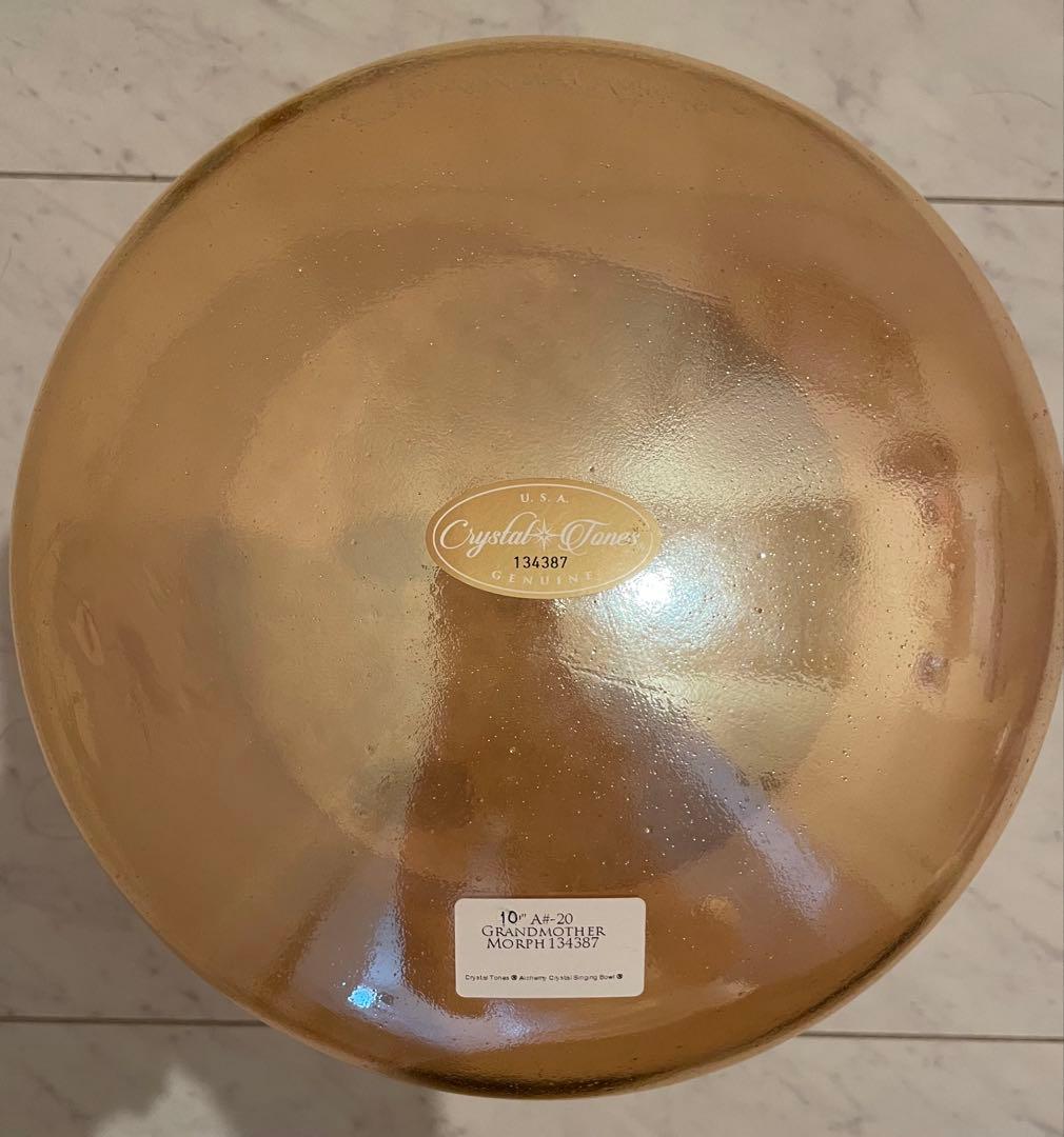 【タイムセール】CrystalTones クリスタルボウル 10インチA#-20