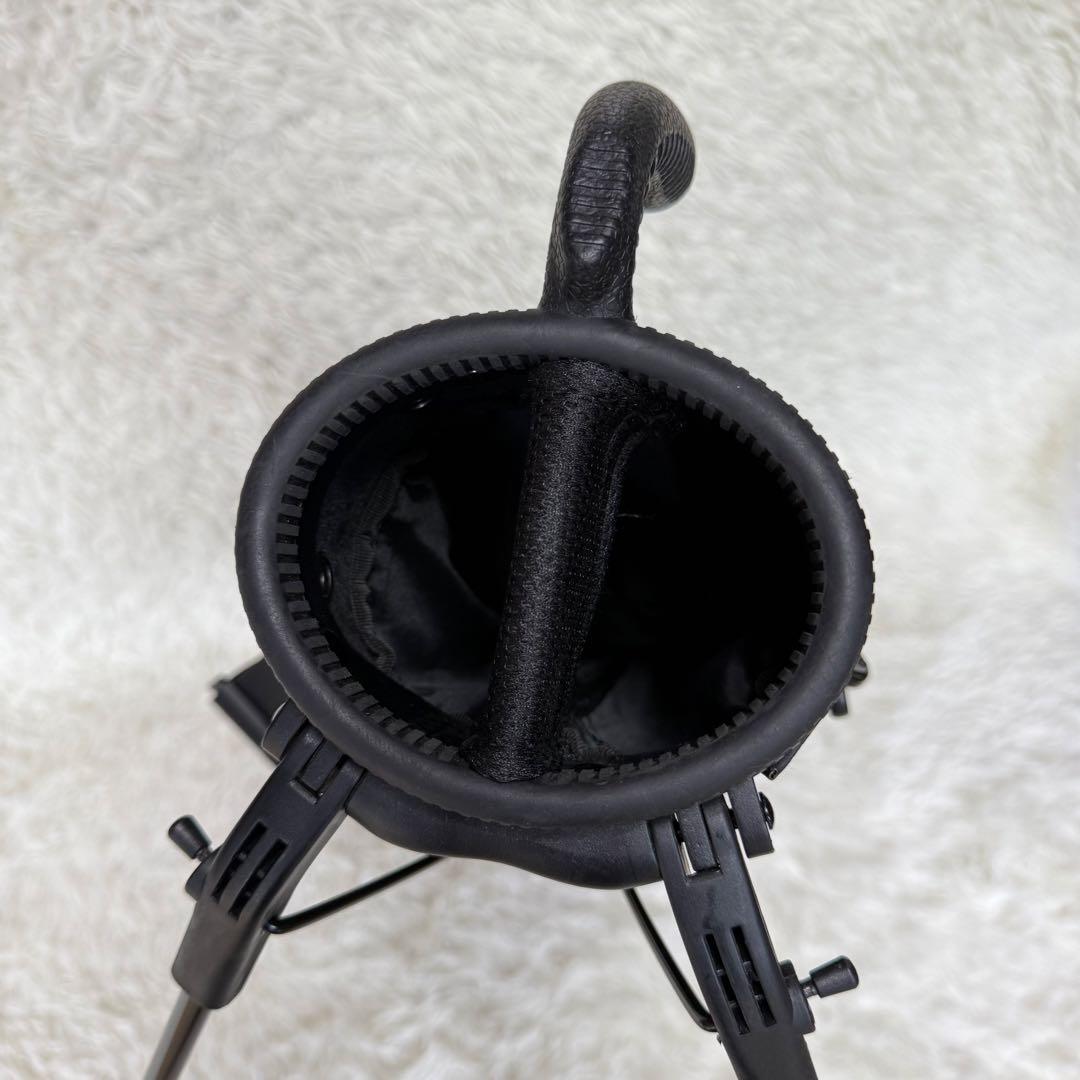 【ニューエラゴルフ】美品 セルフキャディバック ブラック カモフラ