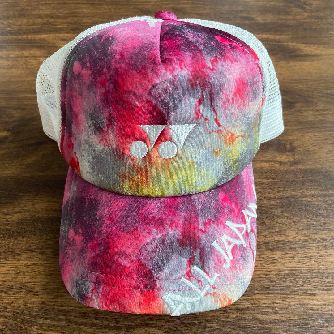 ヨネックス インターハイ ALLJAPAN キャップ ダークピンク　2020年