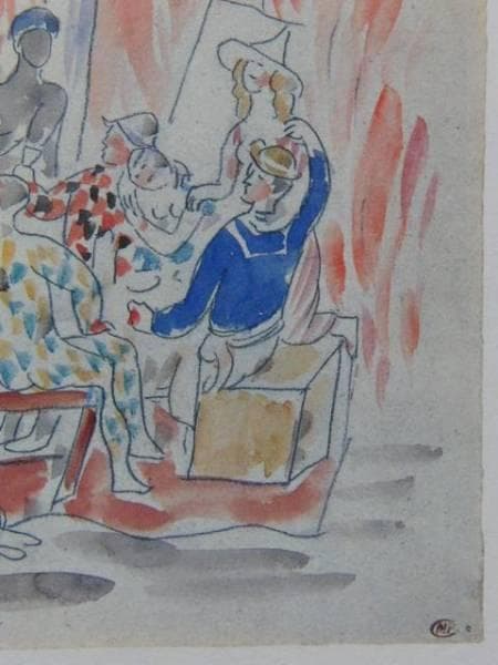 ピカソ、バラードの舞台幕の草案、希少画集画、 新品高級額付