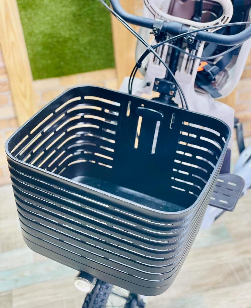 愛知静岡配送可 王様 ホワイト ギュットアニーズ電動アシスト自転車 H1537