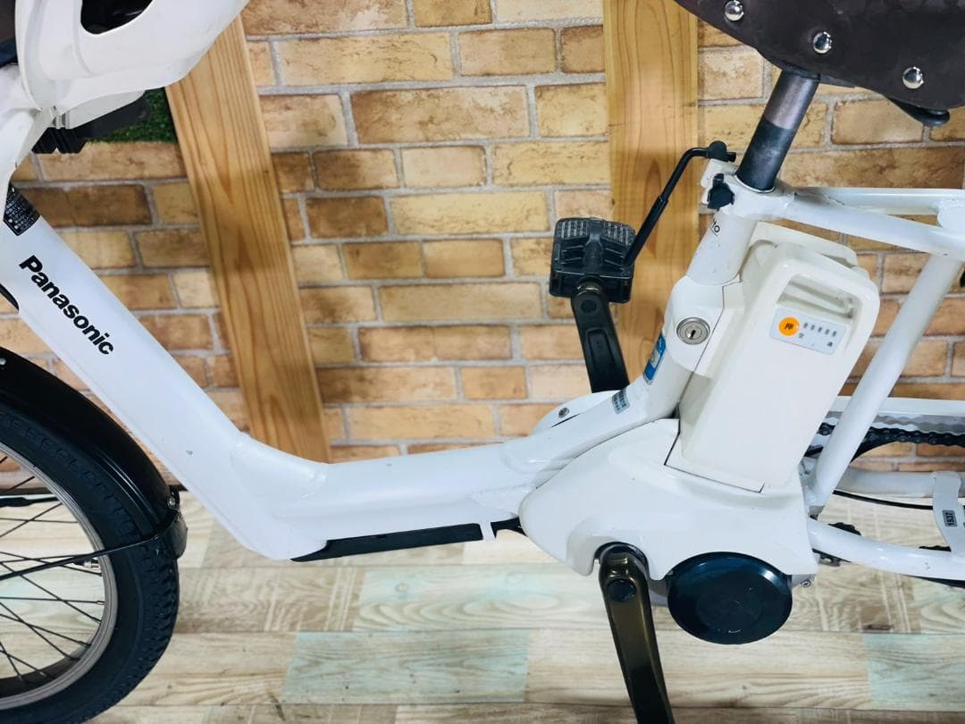 愛知静岡配送可 王様 ホワイト ギュットアニーズ電動アシスト自転車 H1537