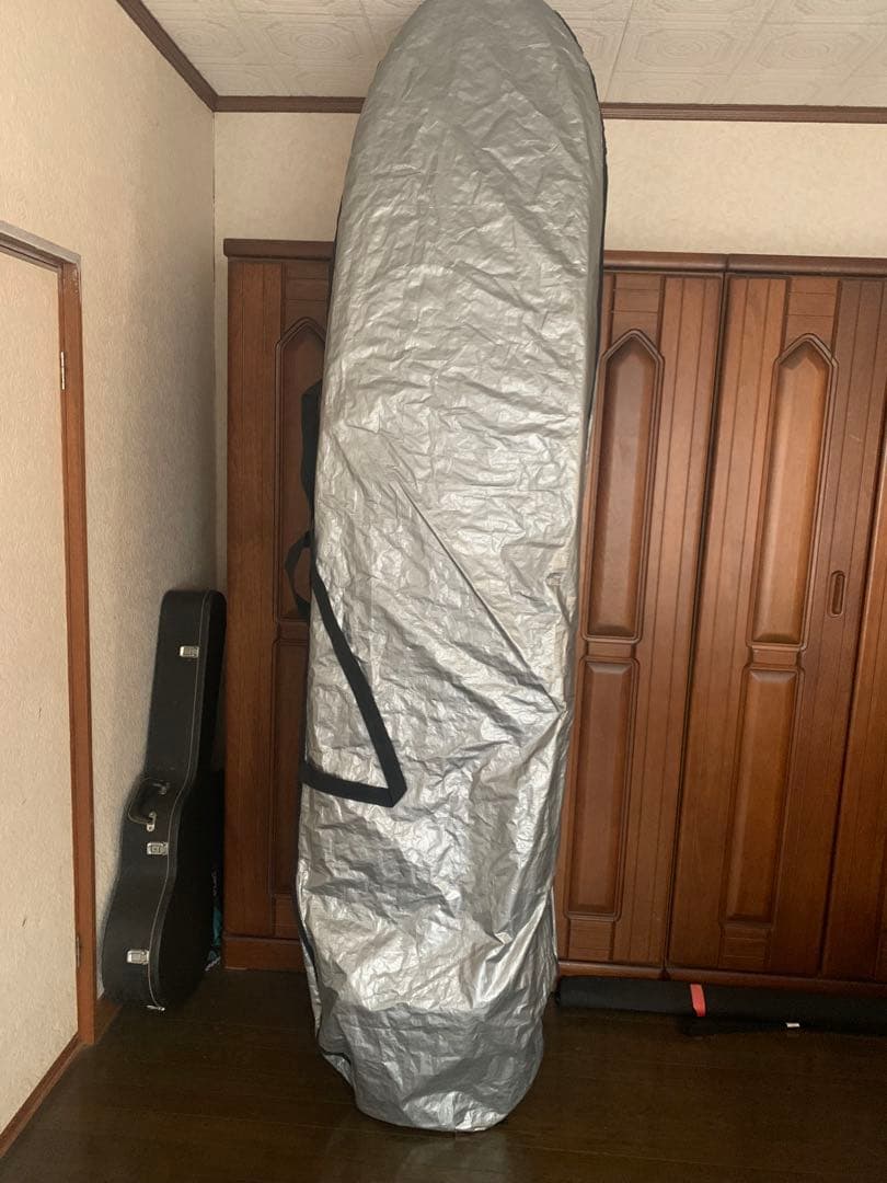 【いそこ波平】ロングボード サーフボード オレンジと白