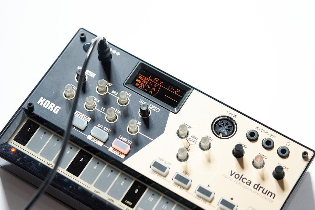 KORG volca drum デジタル・パーカッション・アダプター付