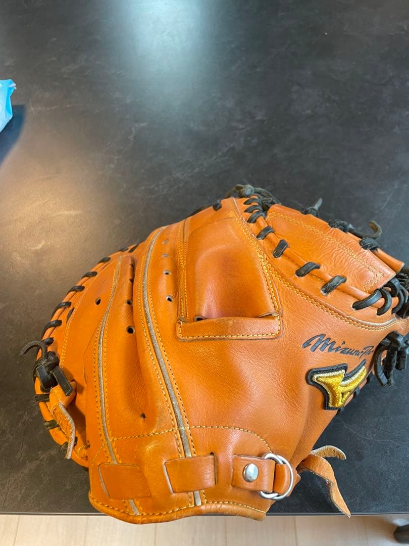 Mizuno Pro 野球グローブ オレンジ