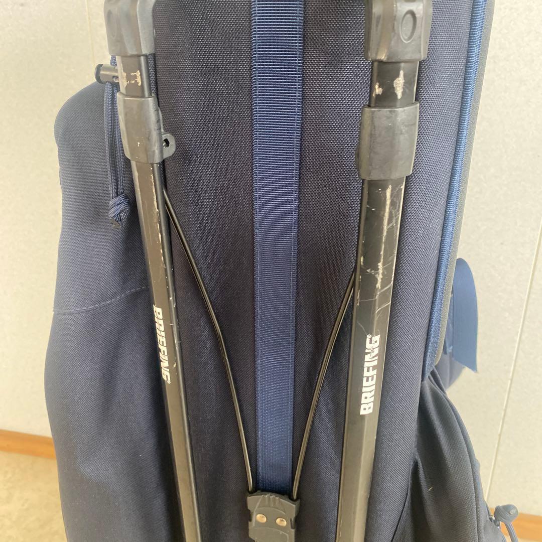 美品　BRIEFING ゴルフスタンドバッグ ネイビー　CR-4