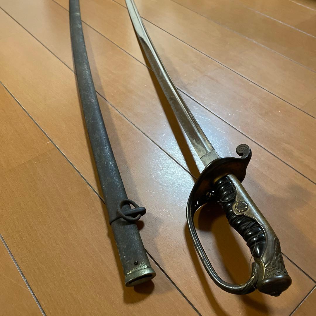 指揮刀、軍刀、刀、拵、サーベル、模造刀、骨董品、鍔、刀装具　匿名配送　即購入可
