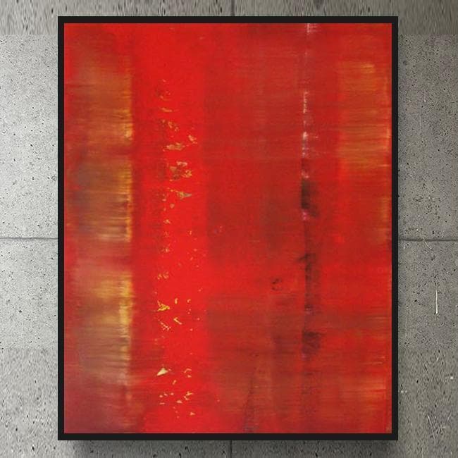 特別額装品/Abstract painting（ゲルハルト リヒター）/ブラック