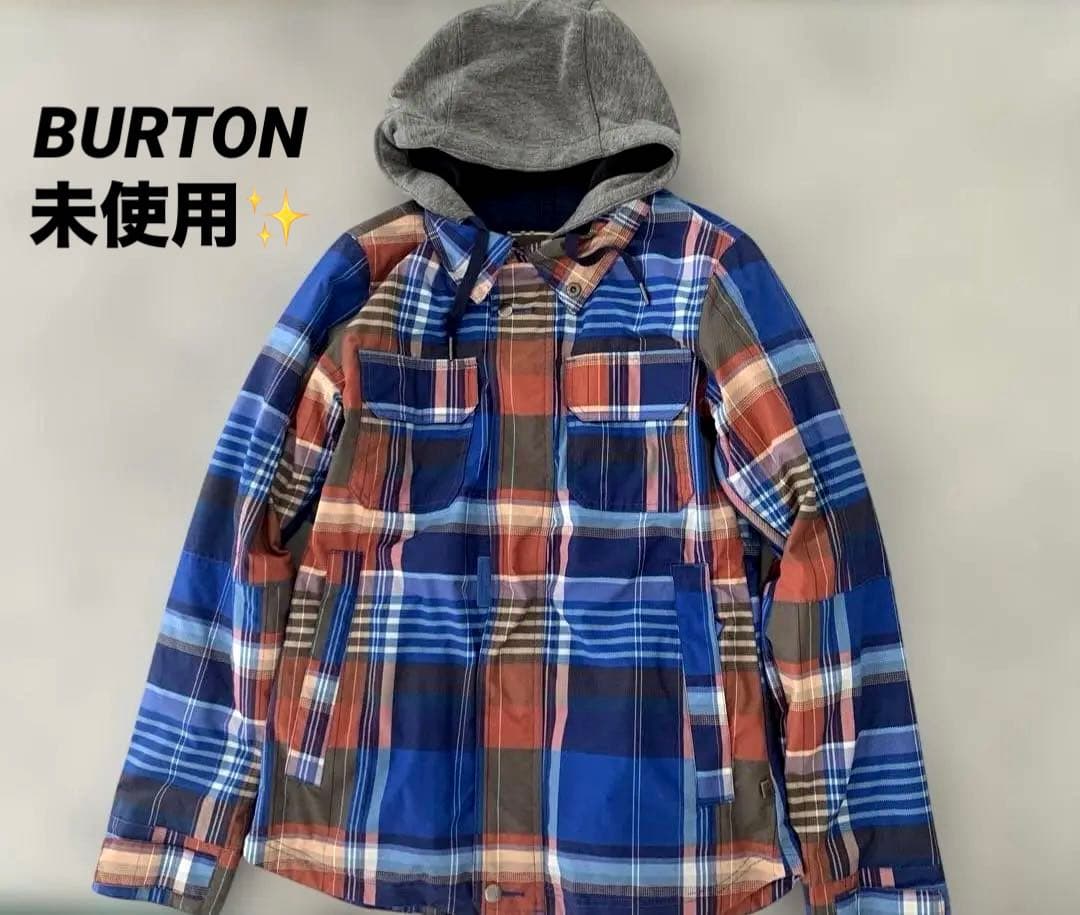 未使用✨バートンDRYRIDE スノボウェア　S BURTON チェック
