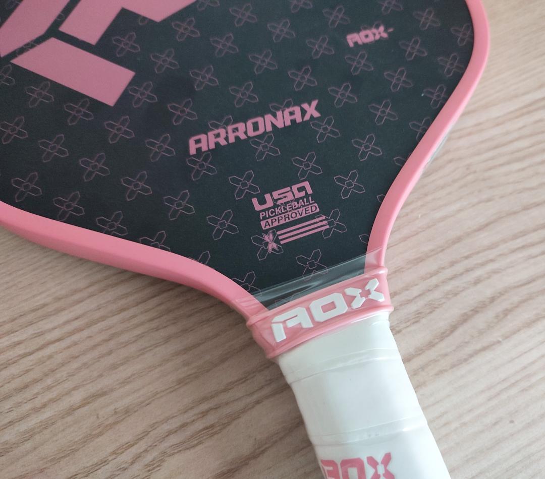 ピックルボール パドル ARRONAX カーボン加工の摩擦面 ピンク