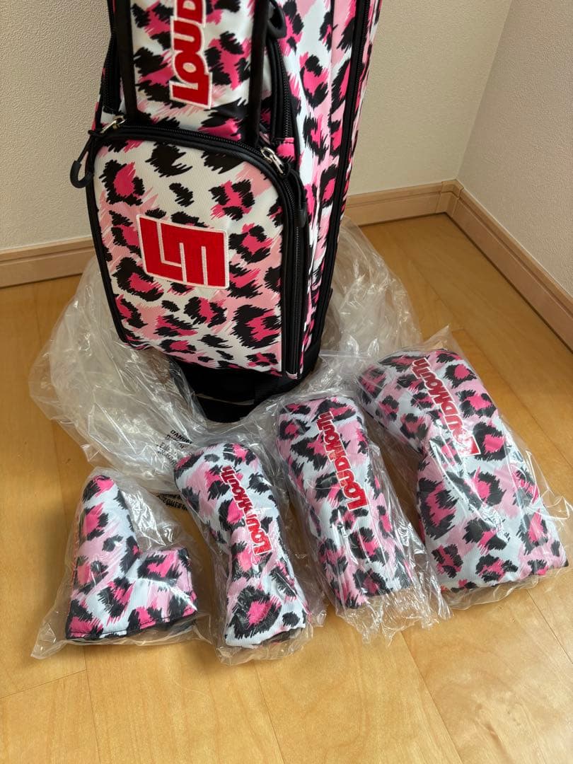 Loudmouth キャディバッグ　ヘッドカバーセット　未使用　※別売り可