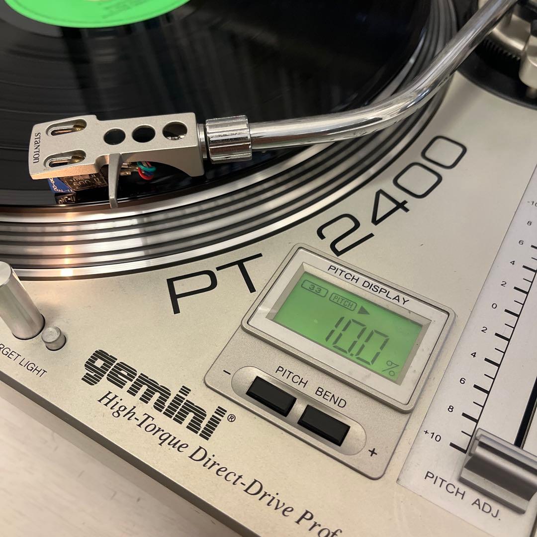 『送料込み』gemini PT-2400 ターンテーブル