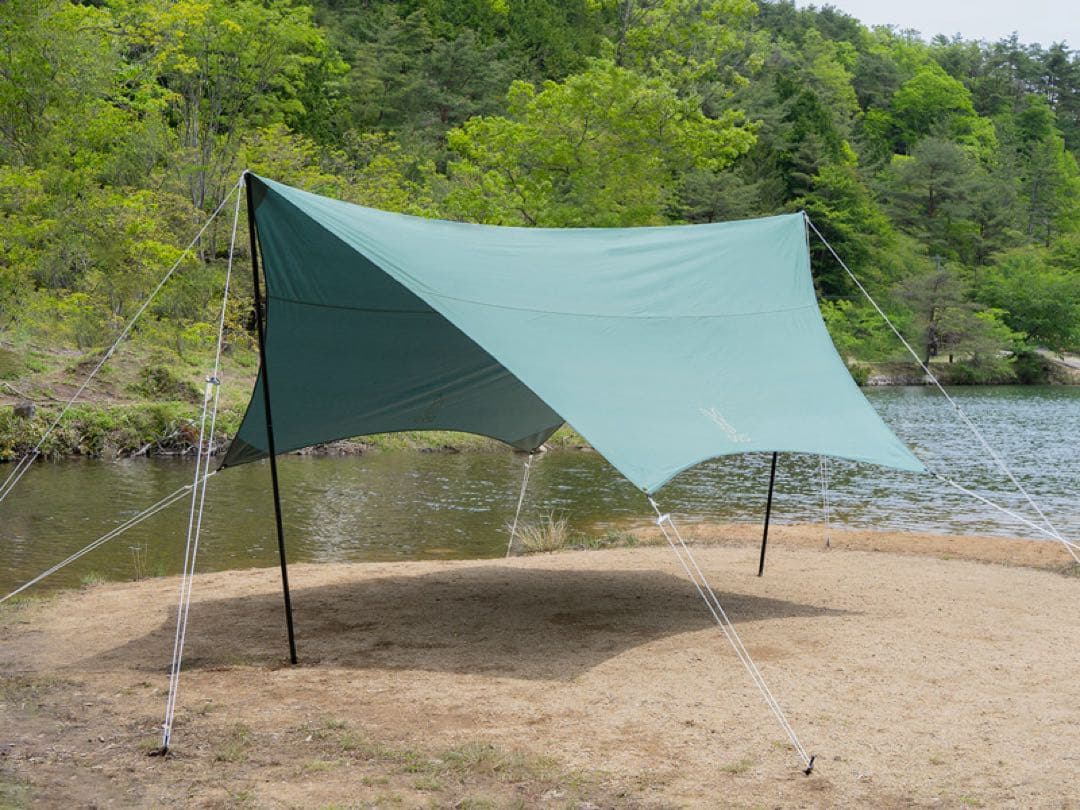 【美品】DOD いつかのタープTC ブルーグレー