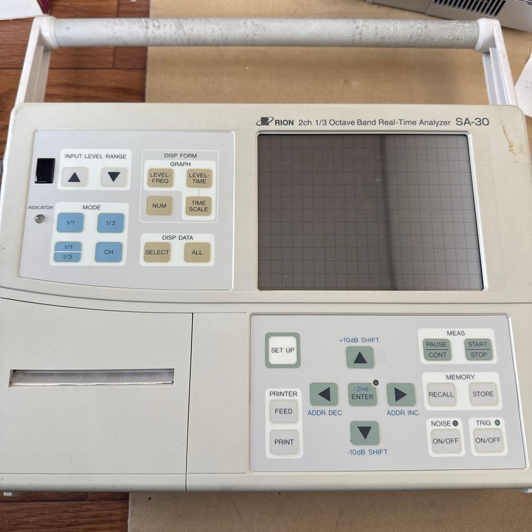 RION SA-30 2ch オクターブアナライザー