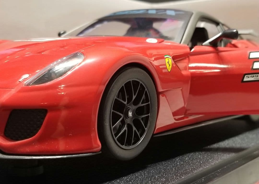 【レア美品】1/18 マテル フェラーリ 599XX 　ホットウィール